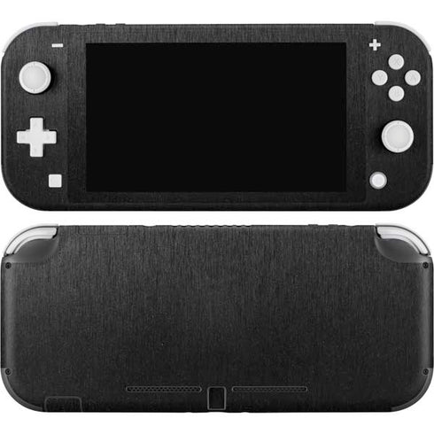 Specialty Vinyl Black Brushed Steel Texture Nintendo Switch Lite Skin